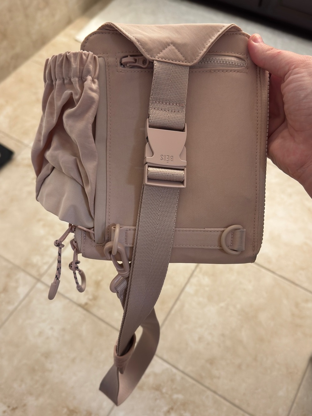 BÉIS The Sport Sling in Blush Pink USED ONCE - Picture 2 of 2